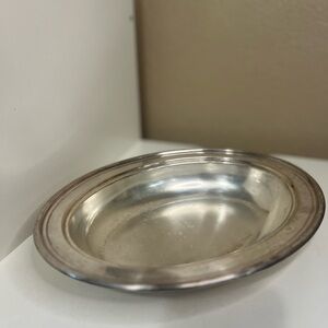 Vintage Silver Plated Serving Bowl / Shallow Dish